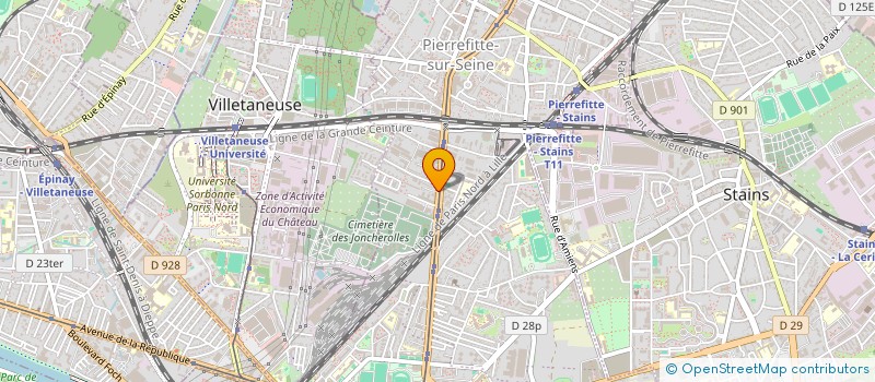 localisation de l'entreprise MADAME YOUSRA SERIDI  PIERREFITTE-SUR-SEINE