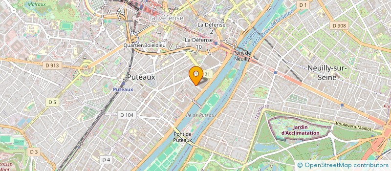 localisation de l'entreprise MADAME YOUSRA TOURKI  PUTEAUX