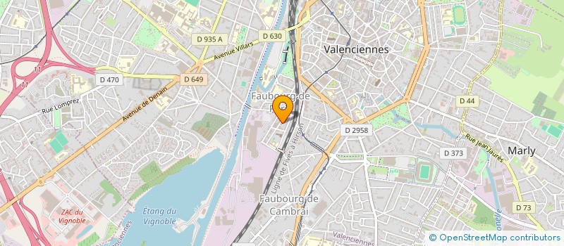 localisation de l'entreprise MADAME YOUSRA ZOUITEN  VALENCIENNES