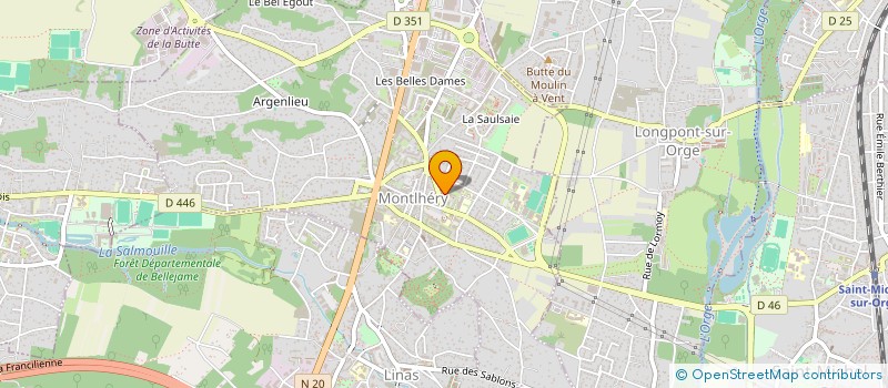 localisation de l'entreprise MADAME YOUSSEF HASSINE à MONTLHERY