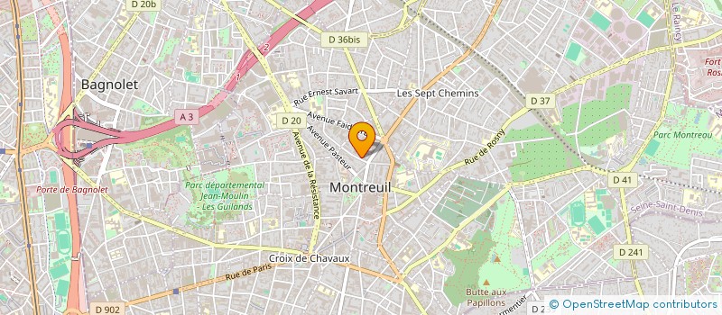 localisation de l'entreprise MADAME YOUSSER MARSAOUI à MONTREUIL