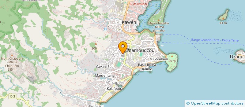 localisation de l'entreprise MADAME YOUSSOUD MBARAKA à MAMOUDZOU