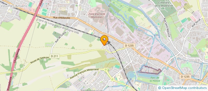 localisation de l'entreprise MADAME YOUSSRA BALAAD  AMIENS