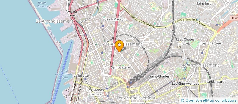 localisation de l'entreprise MADAME YOUSSRA BOUALLAG  MARSEILLE
