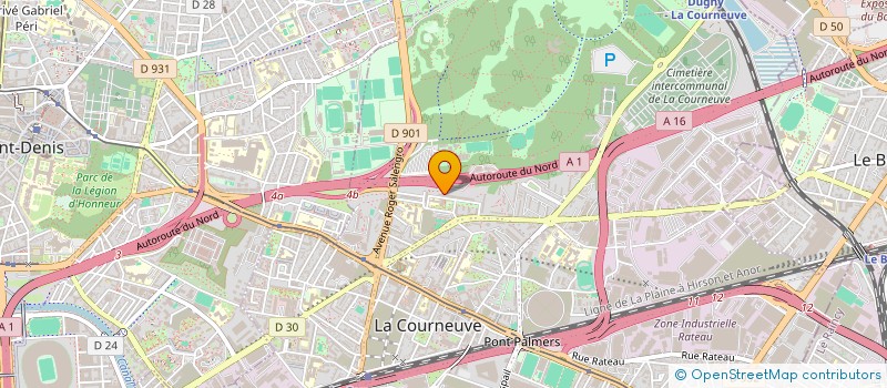 localisation de l'entreprise MADAME YOUSSRA ES-SAFI à LA COURNEUVE