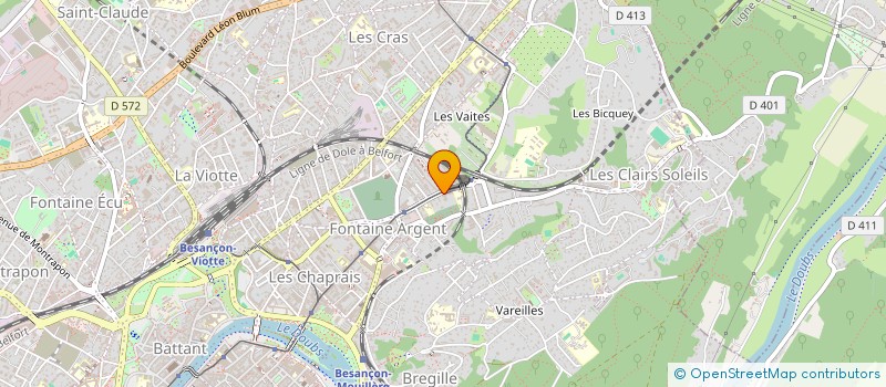 localisation de l'entreprise MADAME YOUSSRA HAMMANI à BESANCON