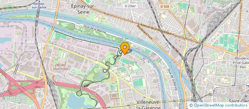 localisation de l'entreprise MADAME YOUSSRA MOBTAHIJ  VILLENEUVE-LA-GARENNE