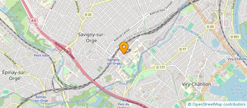 localisation de l'entreprise MADAME YOUSSRA OMRANI à SAVIGNY-SUR-ORGE
