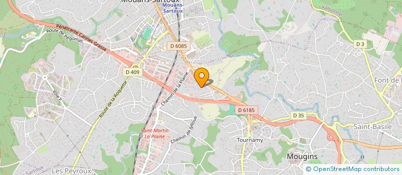 localisation de l'entreprise MADAME YSABAULT DERENNE à MOUGINS