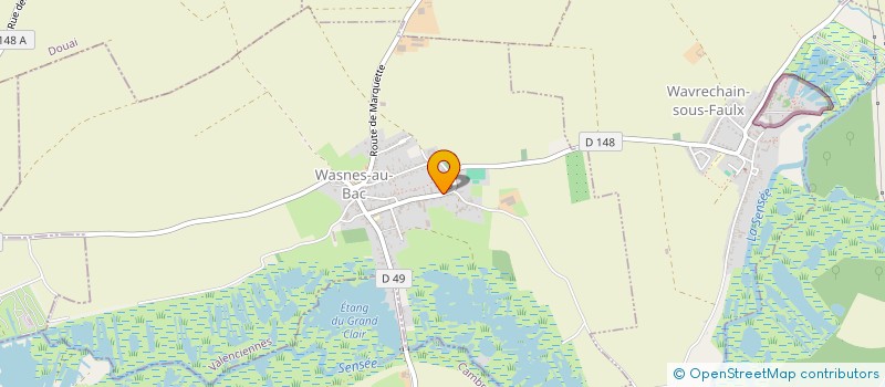 localisation de l'entreprise MADAME YSABEAU PIGACHE à WASNES-AU-BAC