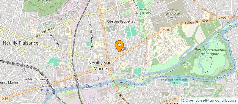 localisation de l'entreprise MADAME YSABELLE JEANTY à NEUILLY-SUR-MARNE