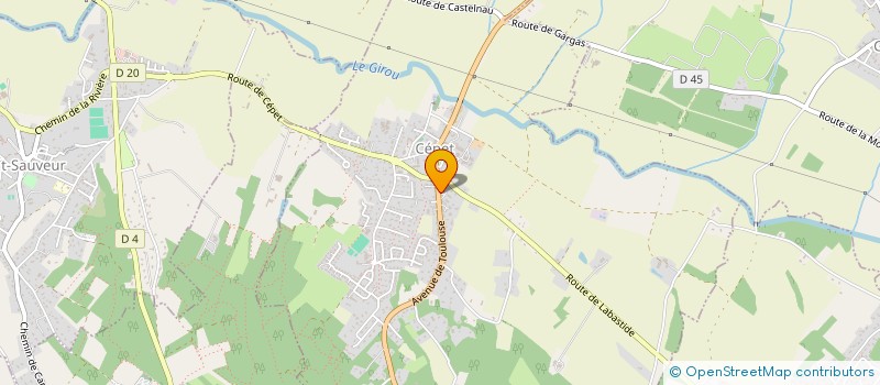 localisation de l'entreprise MADAME YSALINE ROMANZIN  CEPET