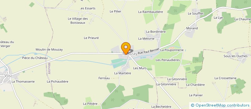 localisation de l'entreprise MADAME YSELINE PASQUIER  MOUZAY