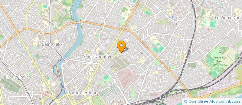 localisation de l'entreprise MADAME YSEULT MAHOT à NANTES