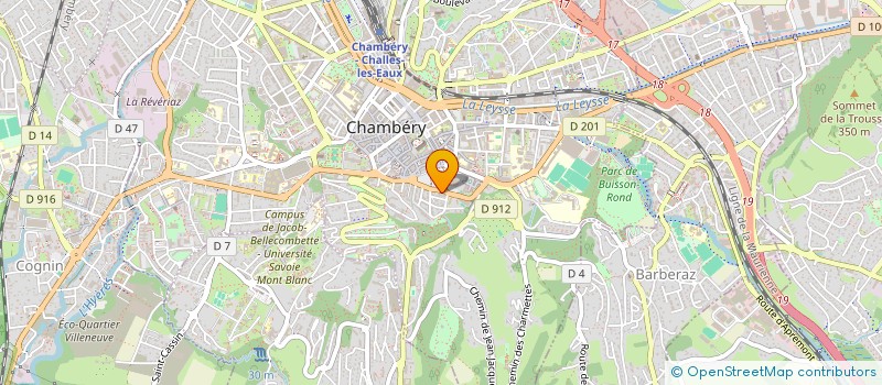 localisation de l'entreprise MADAME YSEULT MELLAN à CHAMBERY