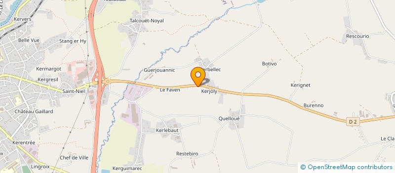 localisation de l'entreprise MADAME YSIS AVIX  NOYAL-PONTIVY