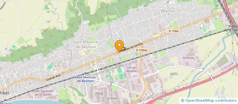 localisation de l'entreprise MADAME YSSLAM MAGTOUF à BEYNOST