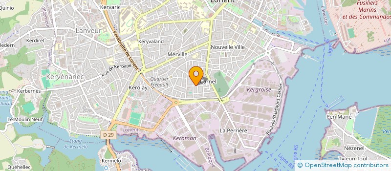 localisation de l'entreprise MADAME YU BAI à LORIENT