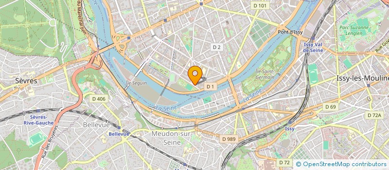 localisation de l'entreprise MADAME YU CEN à BOULOGNE-BILLANCOURT
