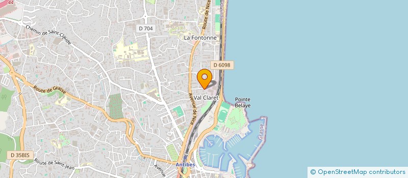 localisation de l'entreprise MADAME YU FENG à ANTIBES