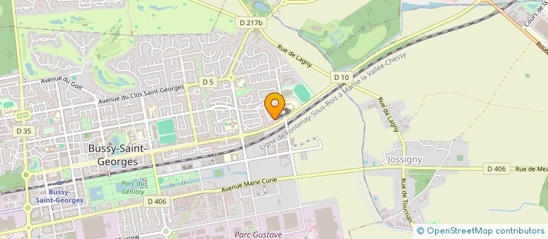 localisation de l'entreprise MADAME YU HOU  BUSSY-SAINT-GEORGES