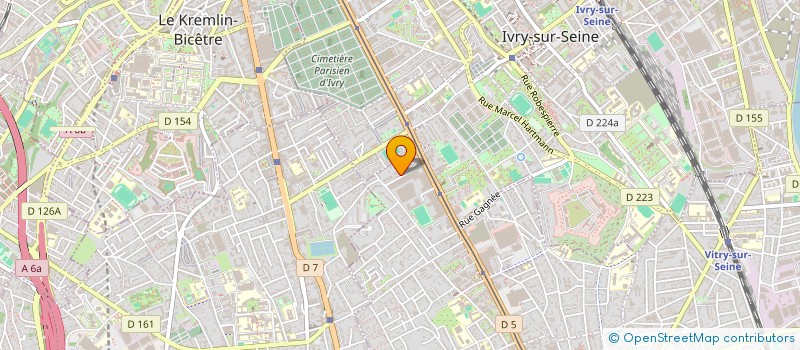 localisation de l'entreprise MADAME YU LUO  VITRY-SUR-SEINE