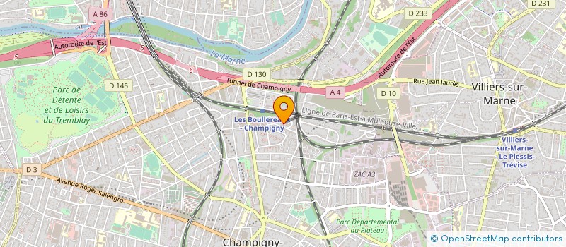localisation de l'entreprise MADAME YU-MEI CHANG à CHAMPIGNY-SUR-MARNE