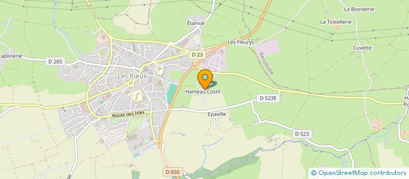 localisation de l'entreprise MADAME YU TAN à LES PIEUX
