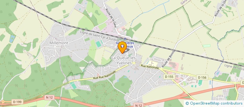 localisation de l'entreprise MADAME YU YAN  LA QUEUE-LES-YVELINES