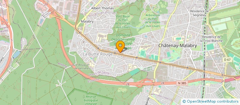 localisation de l'entreprise MADAME YUANLI ZHU  CHATENAY-MALABRY