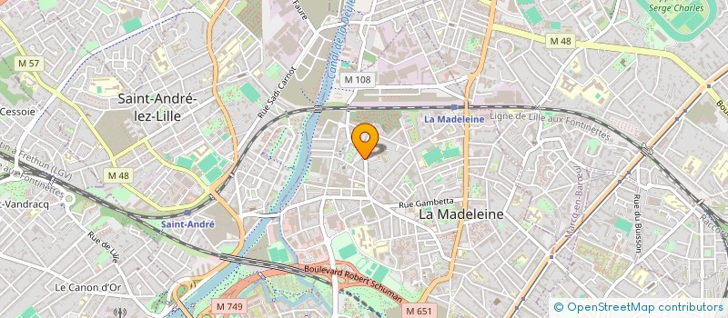 localisation de l'entreprise MADAME YUANSHU LI à LA MADELEINE