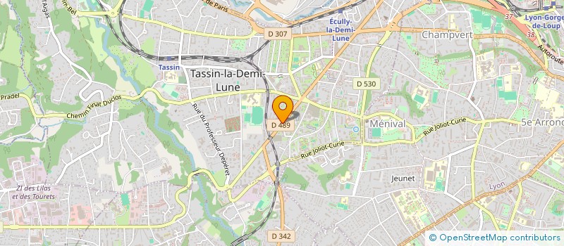 localisation de l'entreprise MADAME YUANYUAN ZONG  TASSIN-LA-DEMI-LUNE