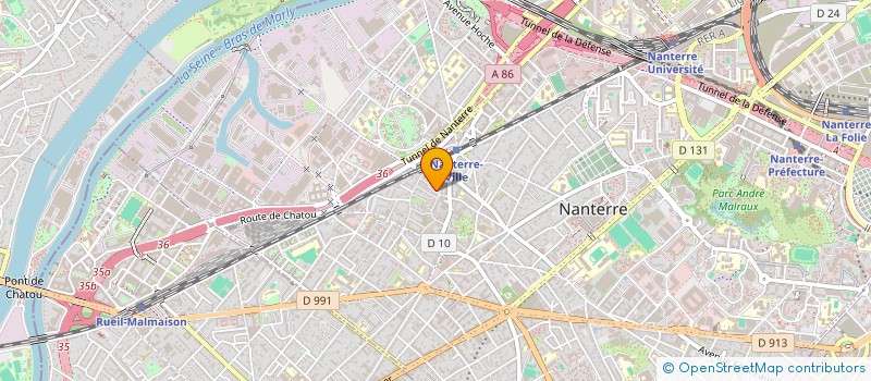 localisation de l'entreprise MADAME YUBAI SU  NANTERRE