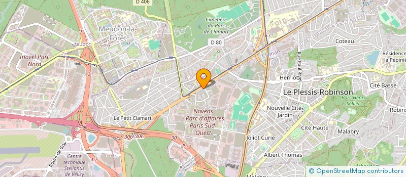 localisation de l'entreprise MADAME YUE DONG à CLAMART