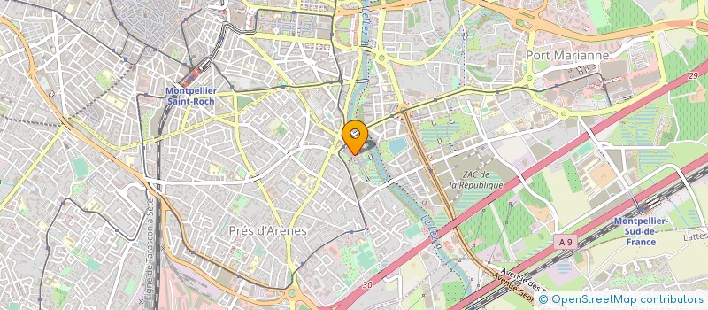 localisation de l'entreprise MADAME YUE HUANG à MONTPELLIER