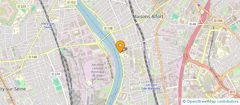 localisation de l'entreprise MADAME YUE MENG à ALFORTVILLE