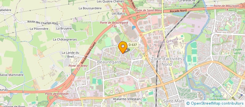 localisation de l'entreprise MADAME YUE WANG  RENNES