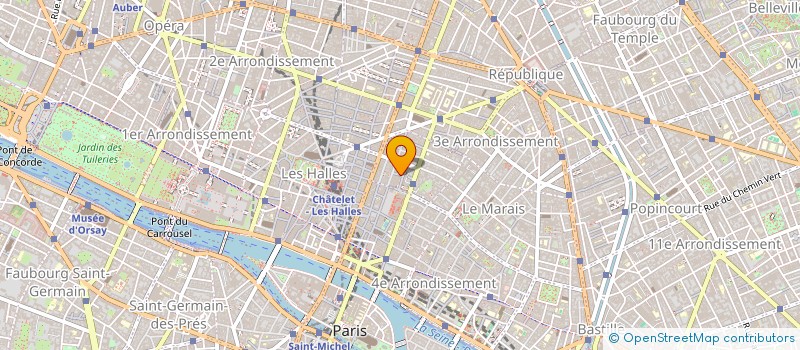 localisation de l'entreprise MADAME YUE WANG à PARIS