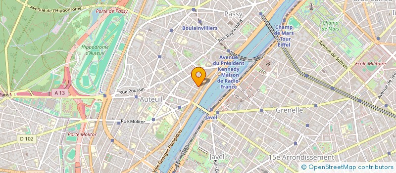 localisation de l'entreprise MADAME YUE WANG  PARIS