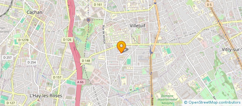 localisation de l'entreprise MADAME YUE ZHANG  VILLEJUIF