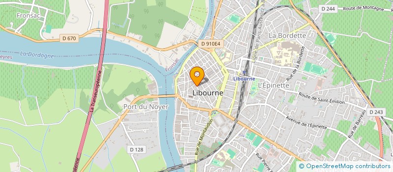 localisation de l'entreprise MADAME YUEH-LAN YIN  LIBOURNE