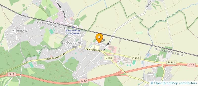 localisation de l'entreprise MADAME YUEWEN DONG  LA QUEUE-LES-YVELINES