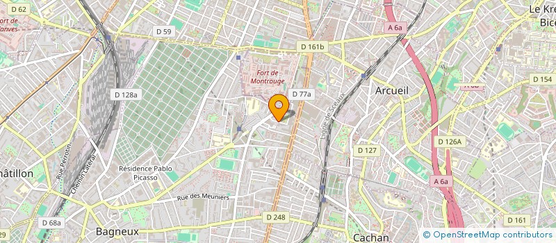 localisation de l'entreprise MADAME YUHANG LI à BAGNEUX