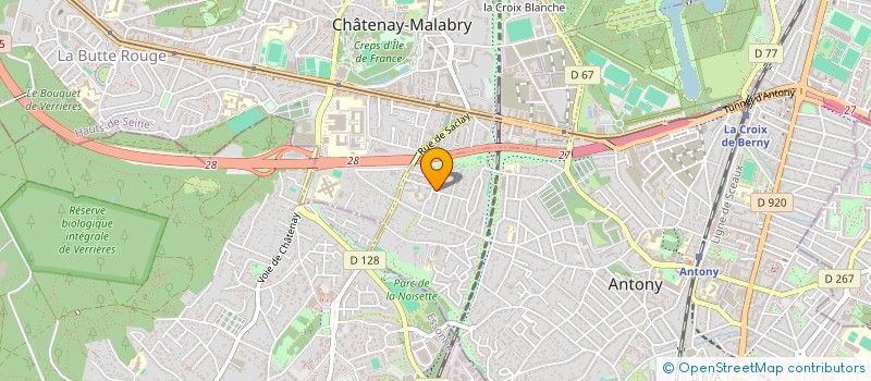 localisation de l'entreprise MADAME YUHE JIANG à ANTONY