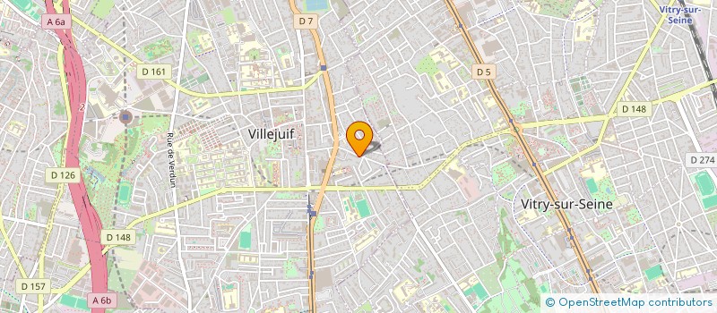 localisation de l'entreprise MADAME YUJIE ZHANG  VILLEJUIF