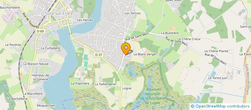 localisation de l'entreprise MADAME YUKA HIRAGA à SUCE-SUR-ERDRE