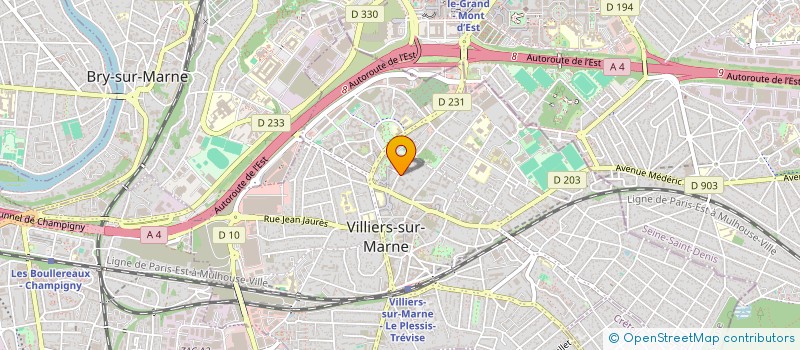 localisation de l'entreprise MADAME YUKI AWANO à VILLIERS-SUR-MARNE