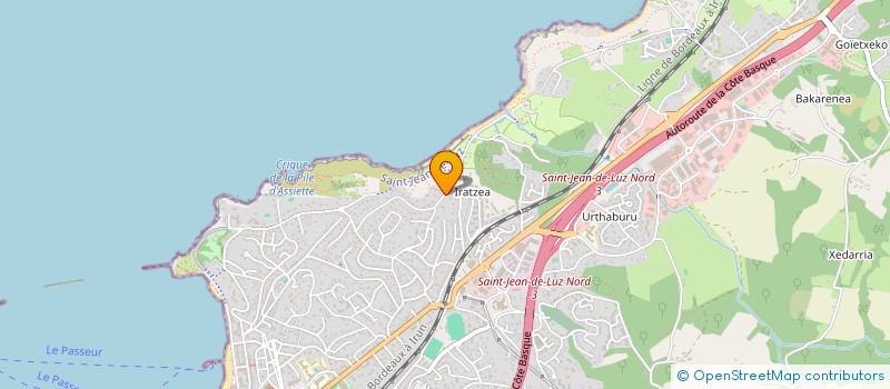 localisation de l'entreprise MADAME YUKIKO IWAO à SAINT-JEAN-DE-LUZ