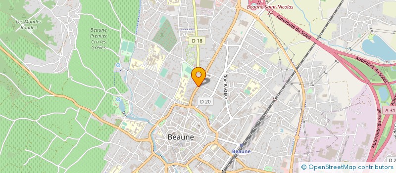 localisation de l'entreprise MADAME YUKIKO KUMATA à BEAUNE