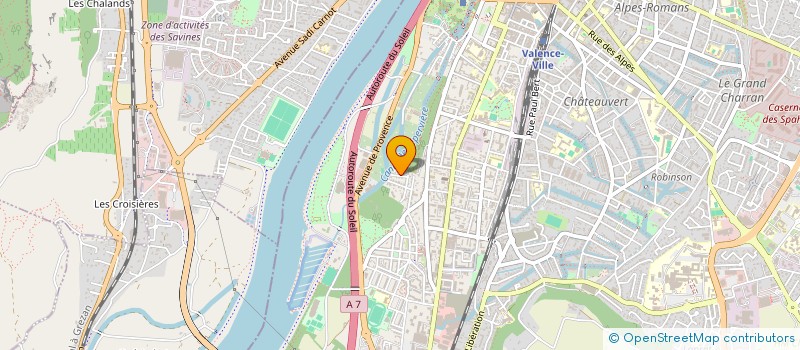 localisation de l'entreprise MADAME YULIA ARONOVA  VALENCE